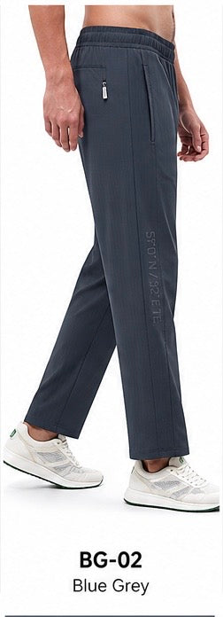 SL - 2614 Men’s Nylon Terry Straight Fit Trackpants