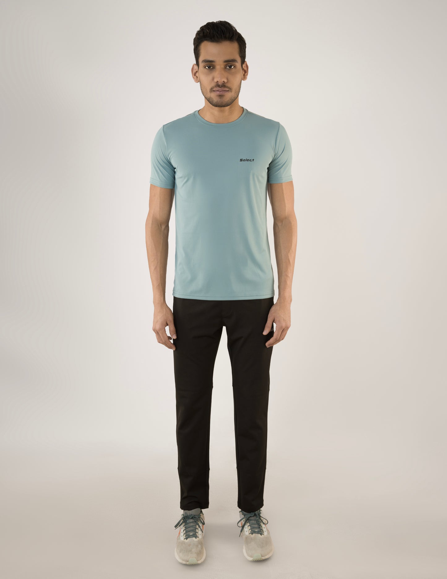 SELECT 1112 Round Neck ICE BLUE T-SHIRT