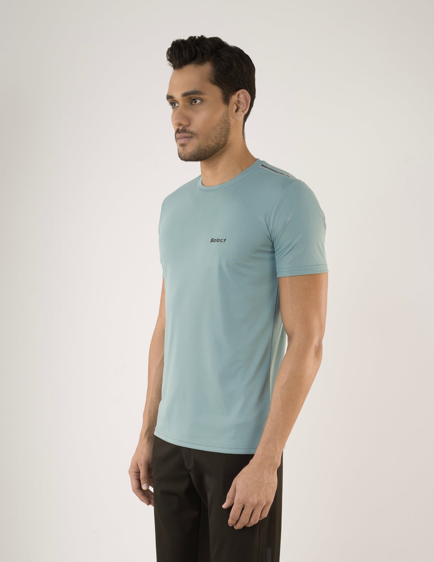 SELECT 1112 Round Neck ICE BLUE T-SHIRT