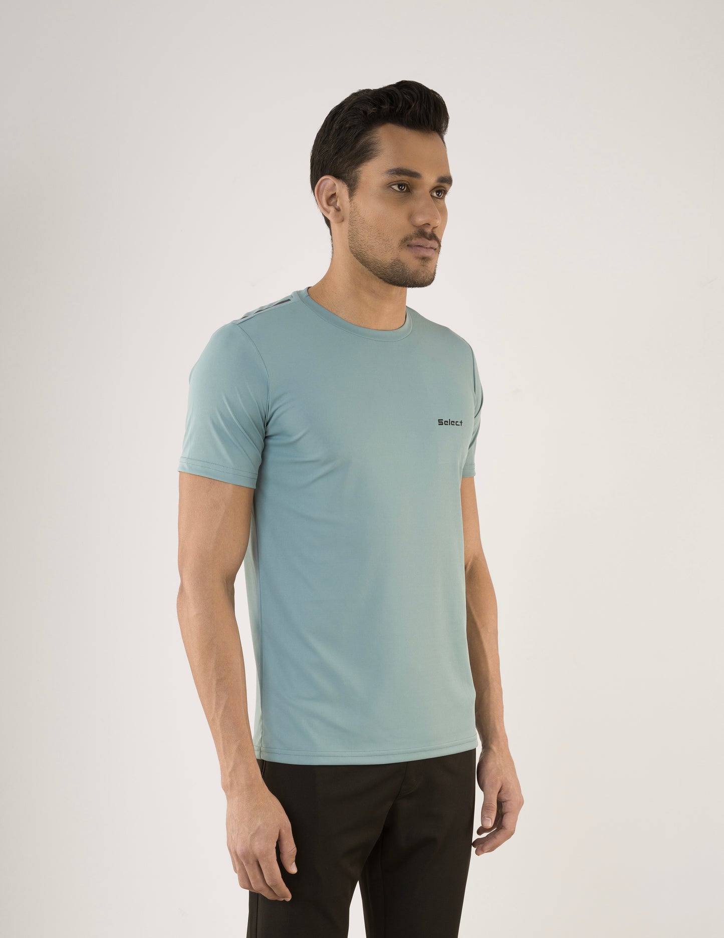 SELECT 1112 Round Neck ICE BLUE T-SHIRT