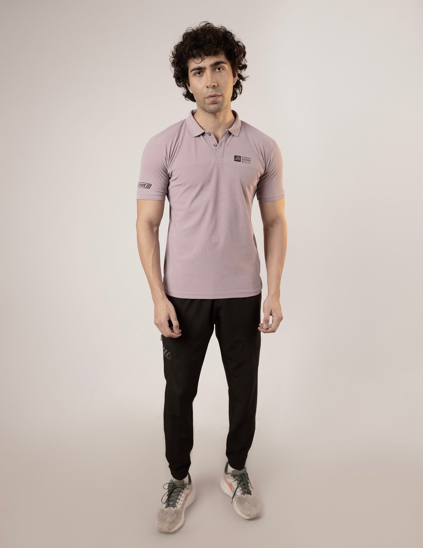 SELECT GL50 CLASSIC FIT SPORTS POLO T-SHIRT PINK