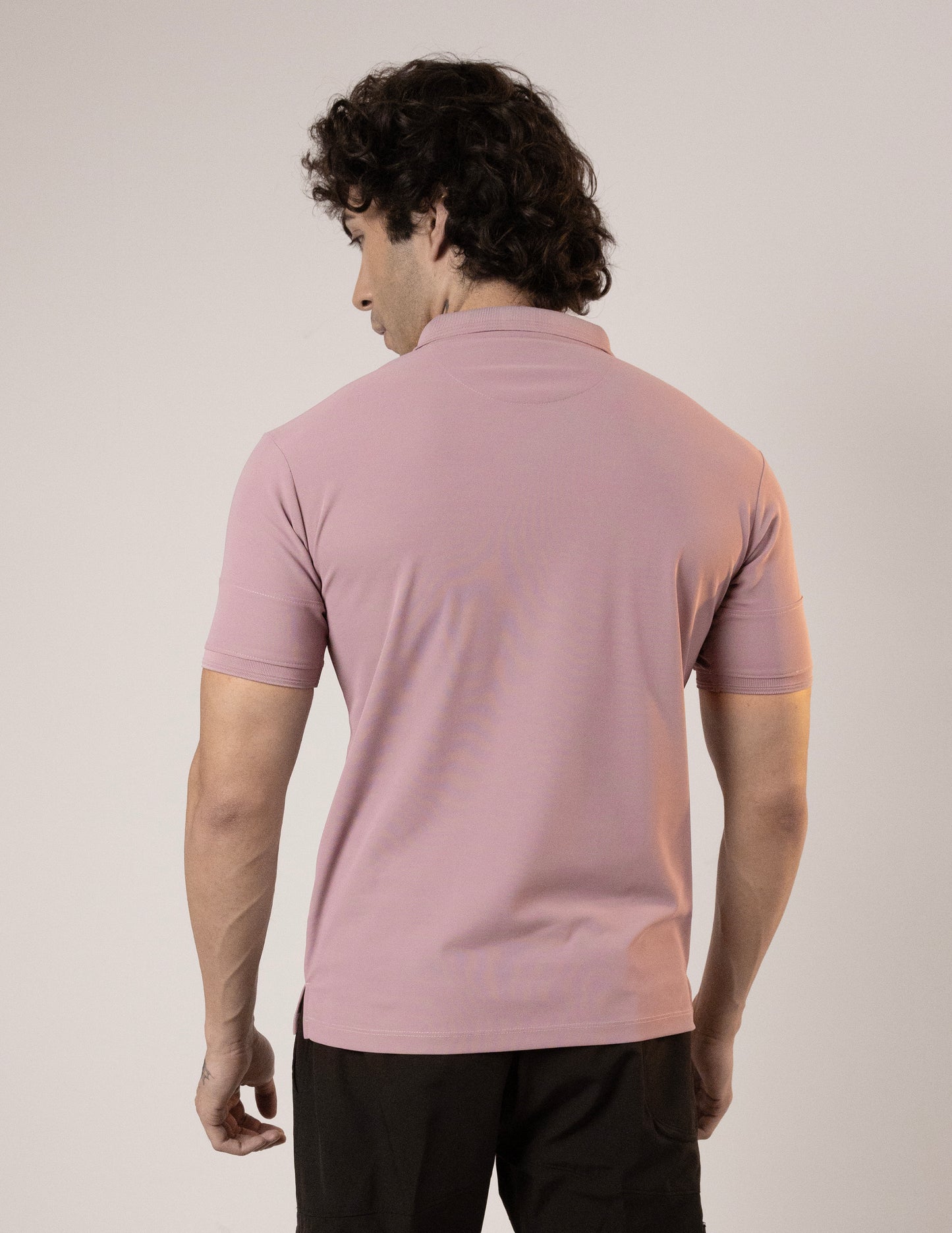 SELECT GL50 CLASSIC FIT SPORTS POLO T-SHIRT PINK