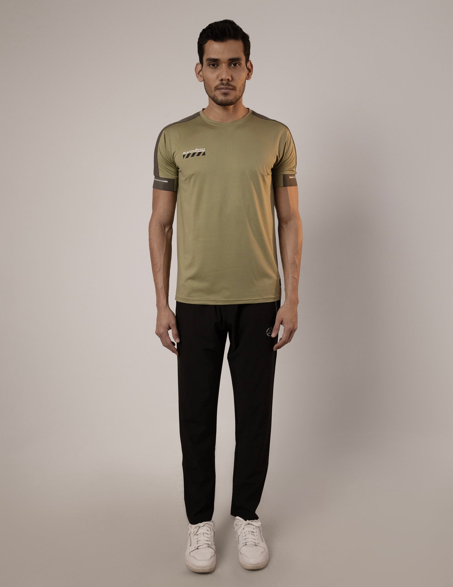 SELECT 5170 DRYFIT ROUND NECK OLIVE T-SHIRT