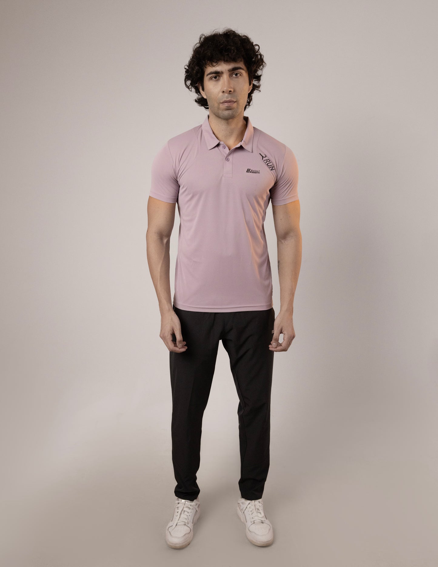 SELECT CLASSIC FIT SPORTS POLO T-SHIRT PINK