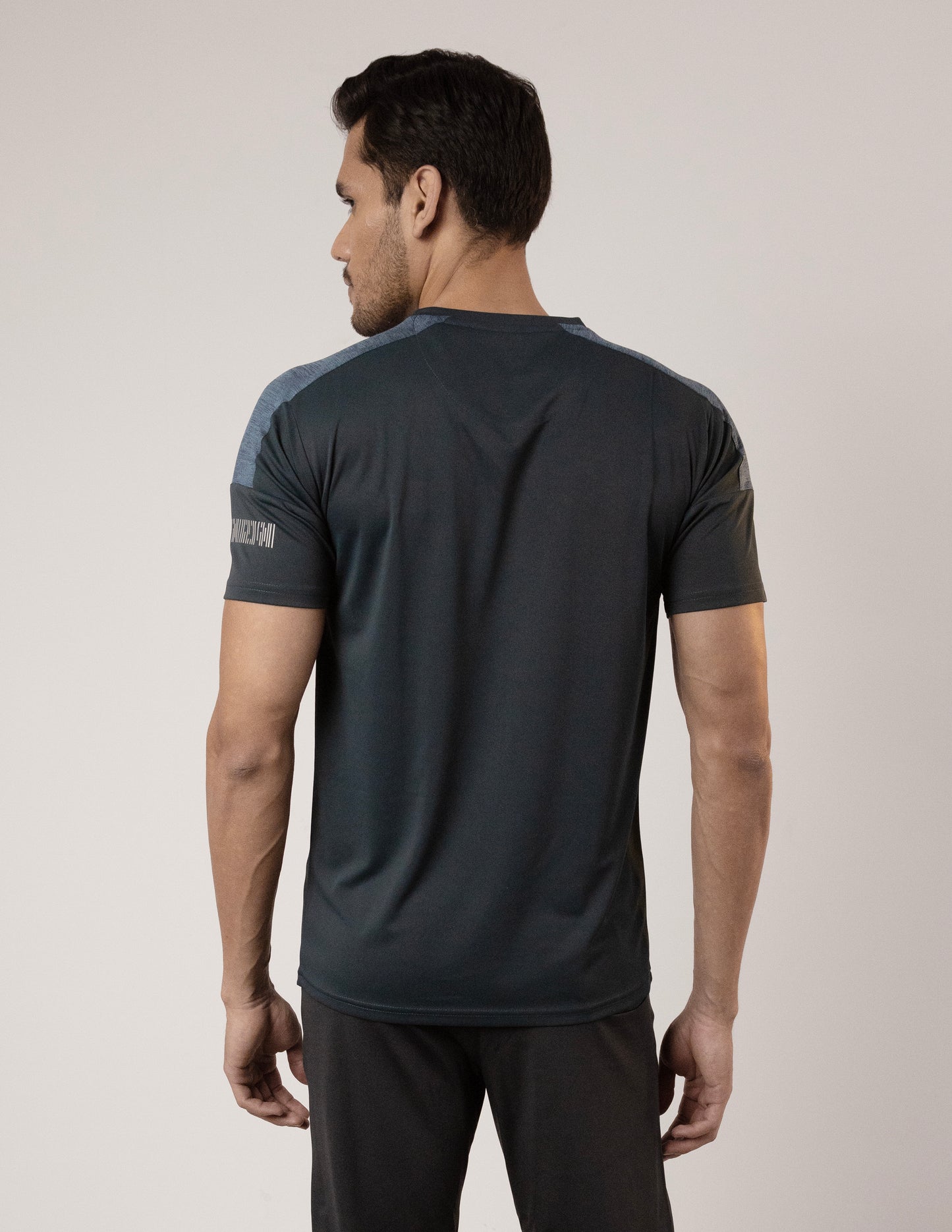 SELECT 1115 Round Neck PRINT NAVY T-SHIRT