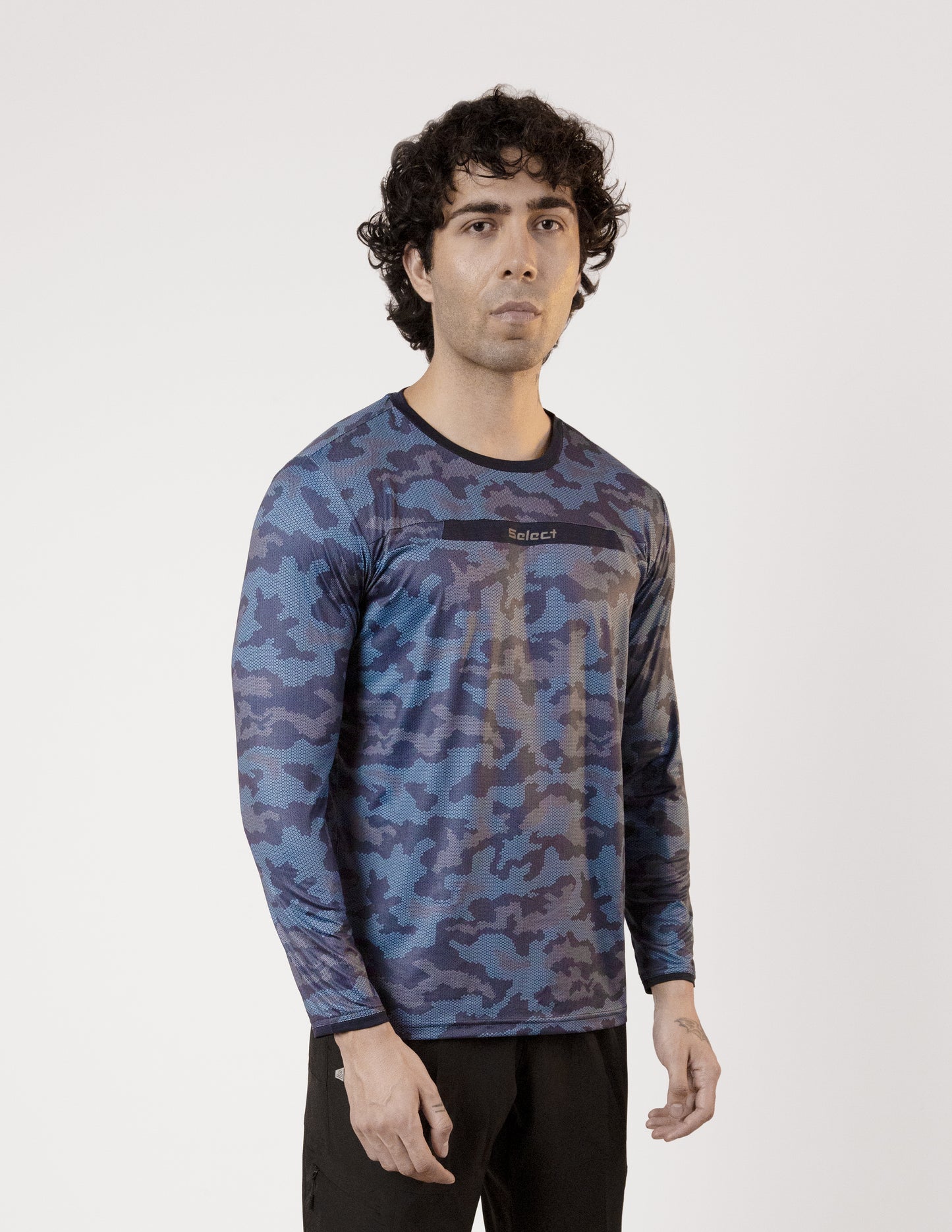 SELECT 4120 DRYFIT POLYSTER ROUND NECK GREY T-SHIRT