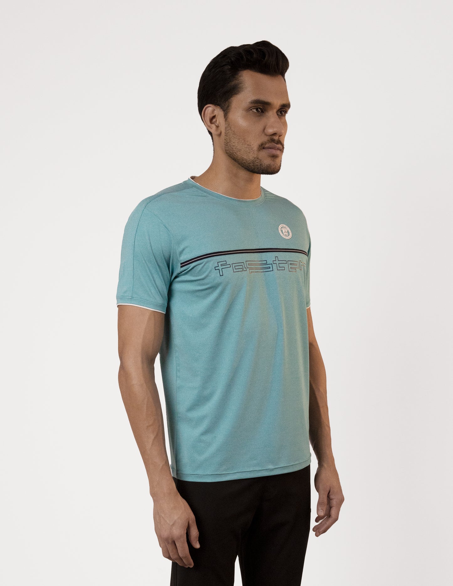 SELECT 5110 DRYFIT ROUND NECK TURQUOISE BLUE T-SHIRT