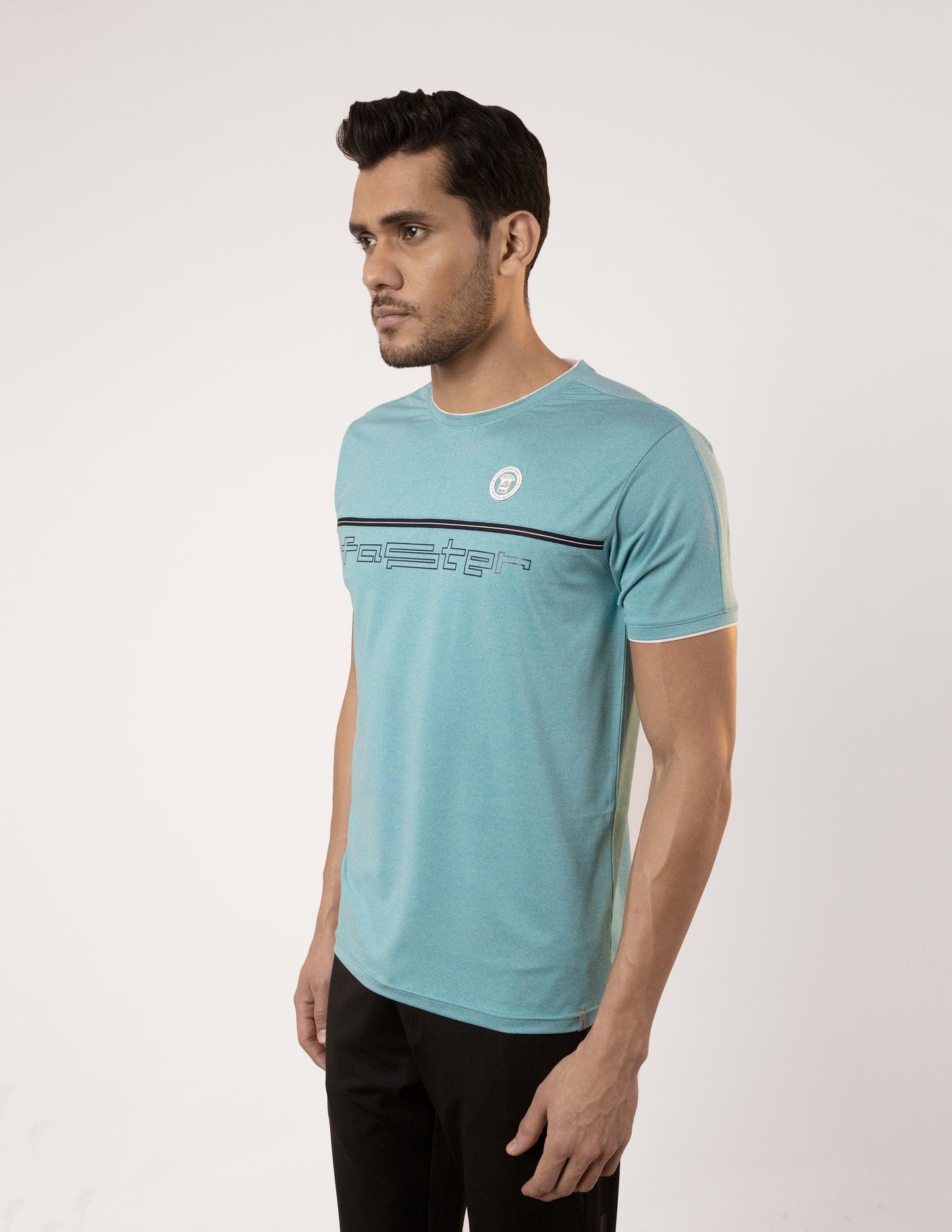 SELECT 5110 DRYFIT ROUND NECK TURQUOISE BLUE T-SHIRT