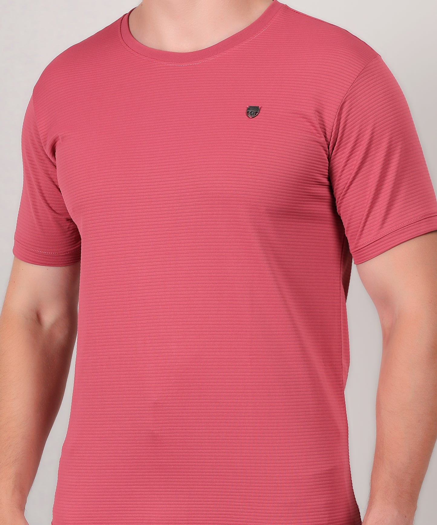 SELECT 4145 MICRO POLYSTER ROUND NECK CARROT T-SHIRT