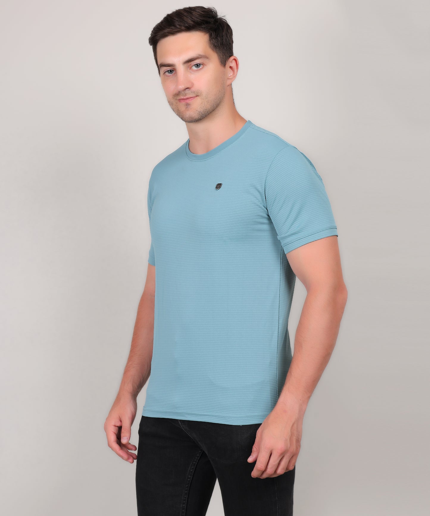SELECT 4145 MICRO POLYSTER ROUND NECK MINT T-SHIRT