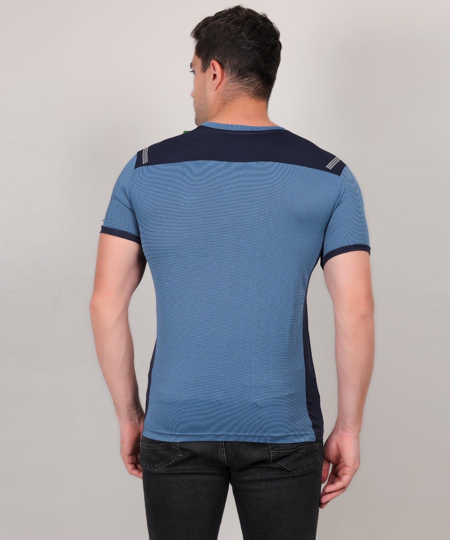 SELECT 4170 DRYFIT POLYSTER ROUND NECK TEAL T-SHIRT