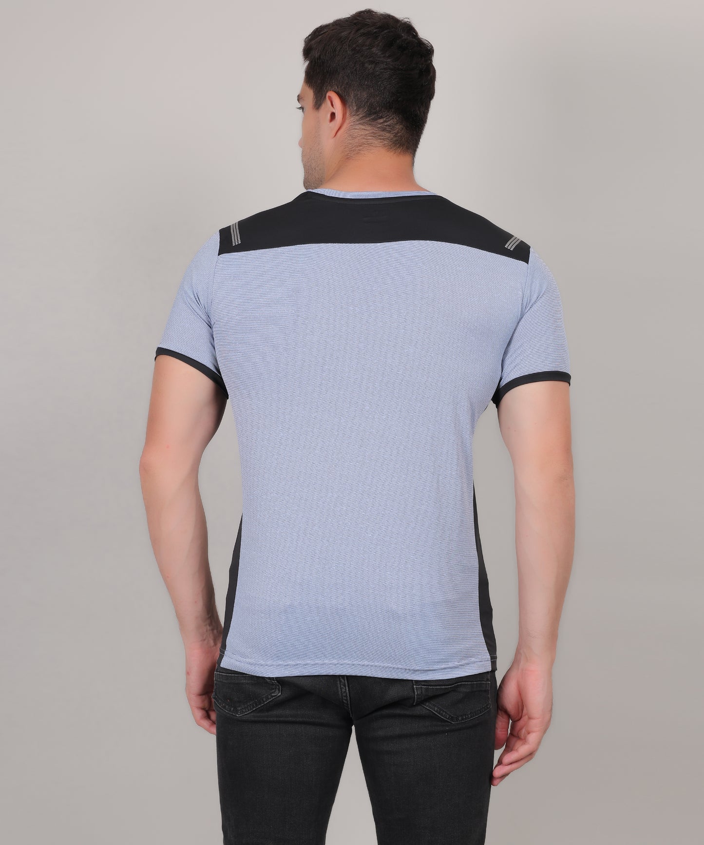 SELECT 4170 DRYFIT POLYSTER ROUND NECK ICE BLUE T-SHIRT