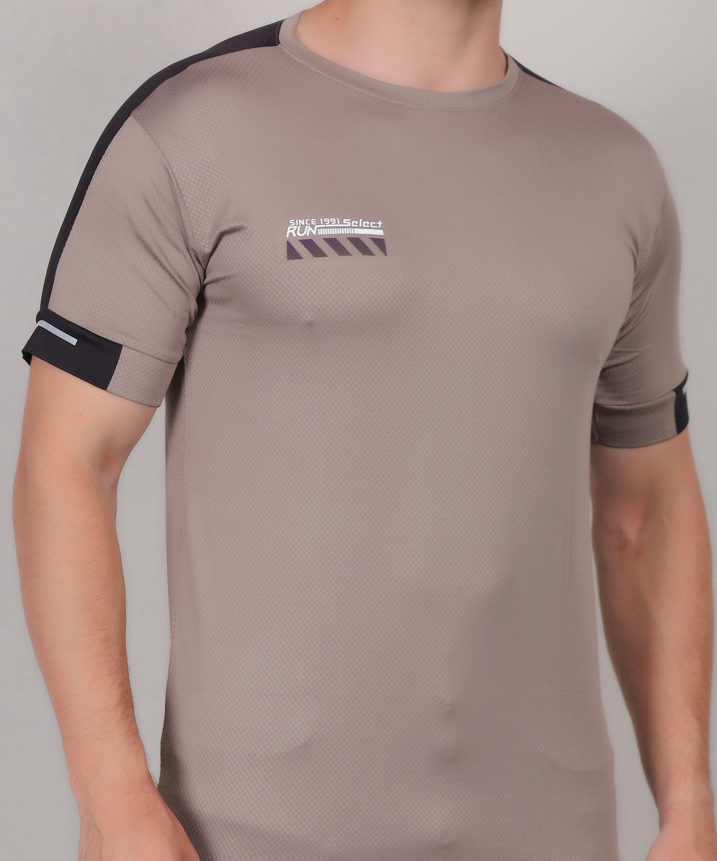 SELECT 5170 DRYFIT ROUND NECK SILVER GREY T-SHIRT