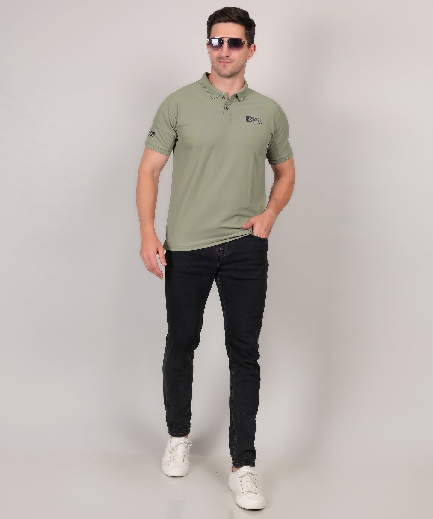 SELECT GL50 CLASSIC FIT SPORTS POLO T-SHIRT PISTA