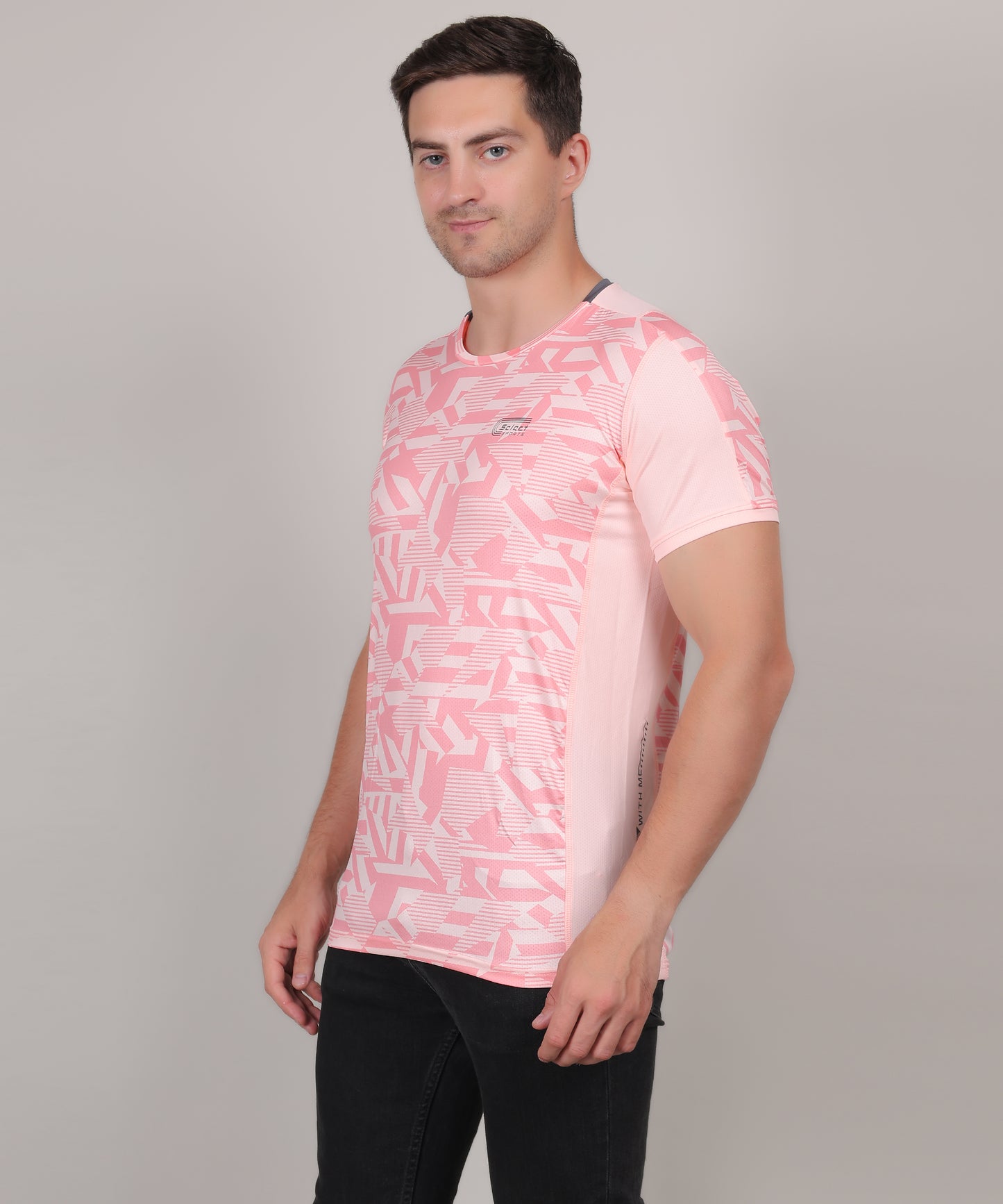 SELECT 5155 ULTRA DRY-FIT ROUND NECK T-SHIRT PEACH