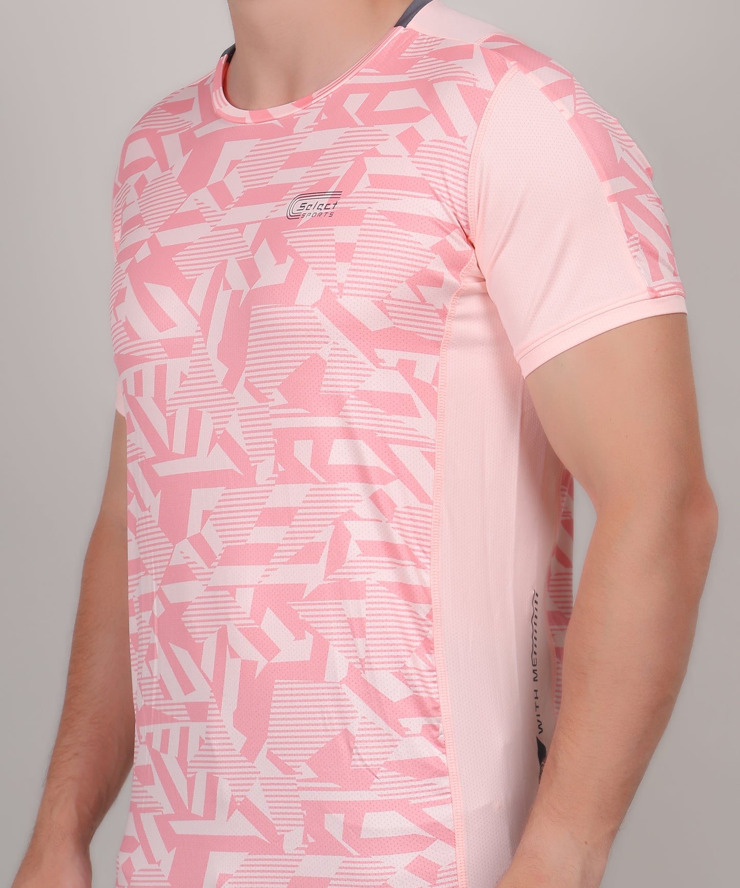 SELECT 5155 ULTRA DRY-FIT ROUND NECK T-SHIRT PEACH