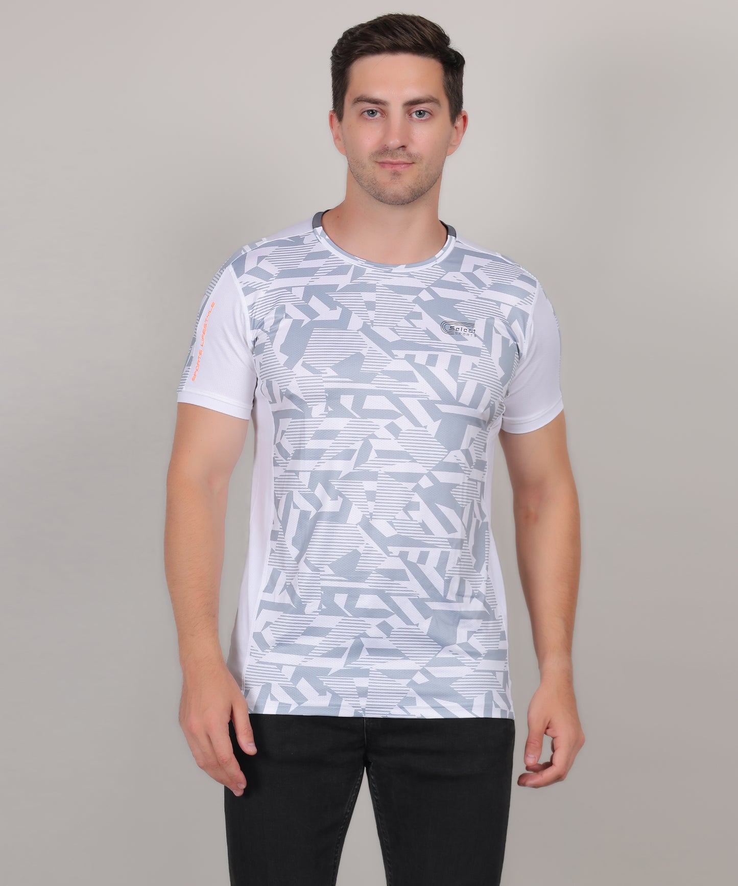 SELECT 5155 ULTRA DRY-FIT ROUND NECK T-SHIRT WHITE