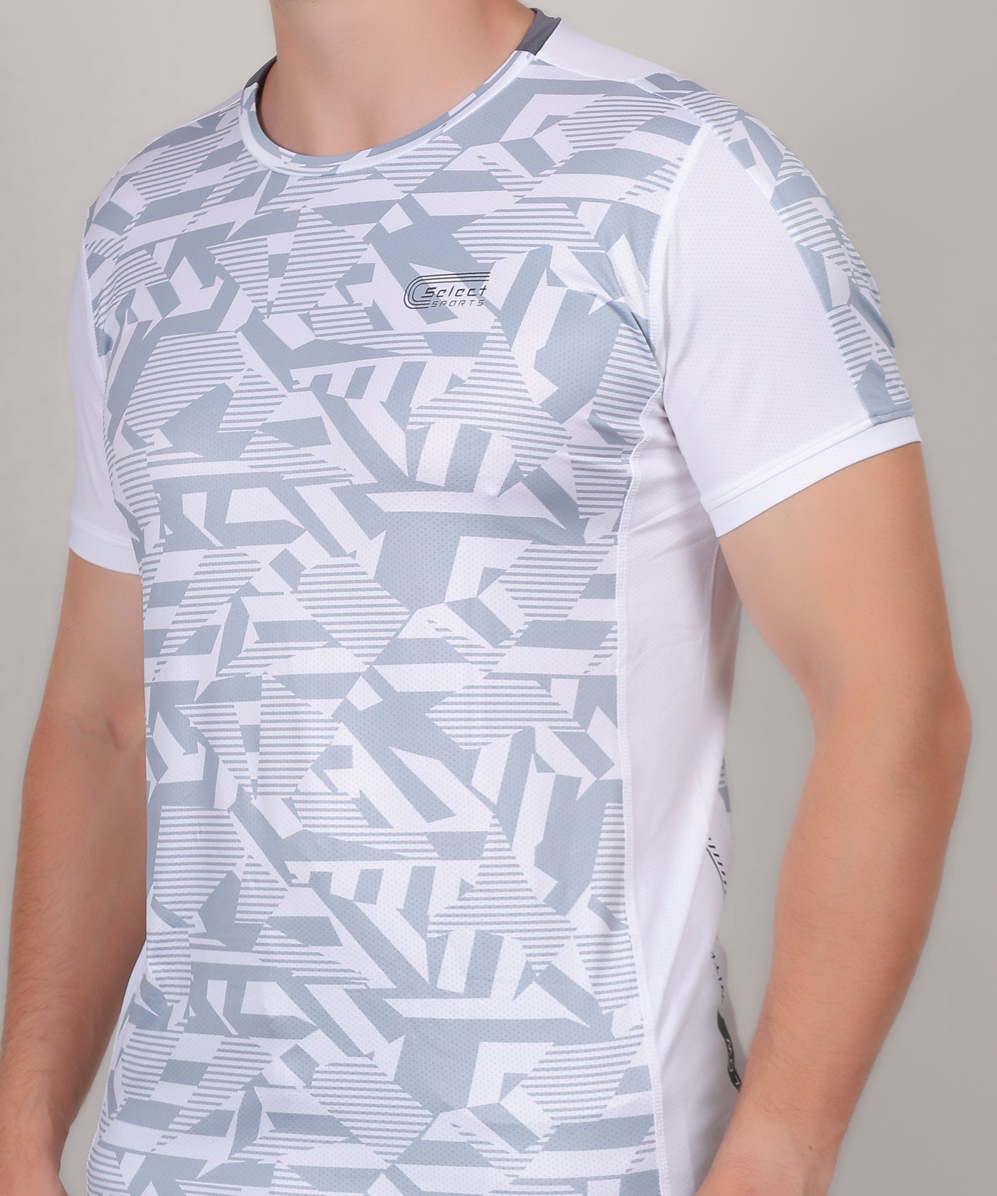 SELECT 5155 ULTRA DRY-FIT ROUND NECK T-SHIRT WHITE