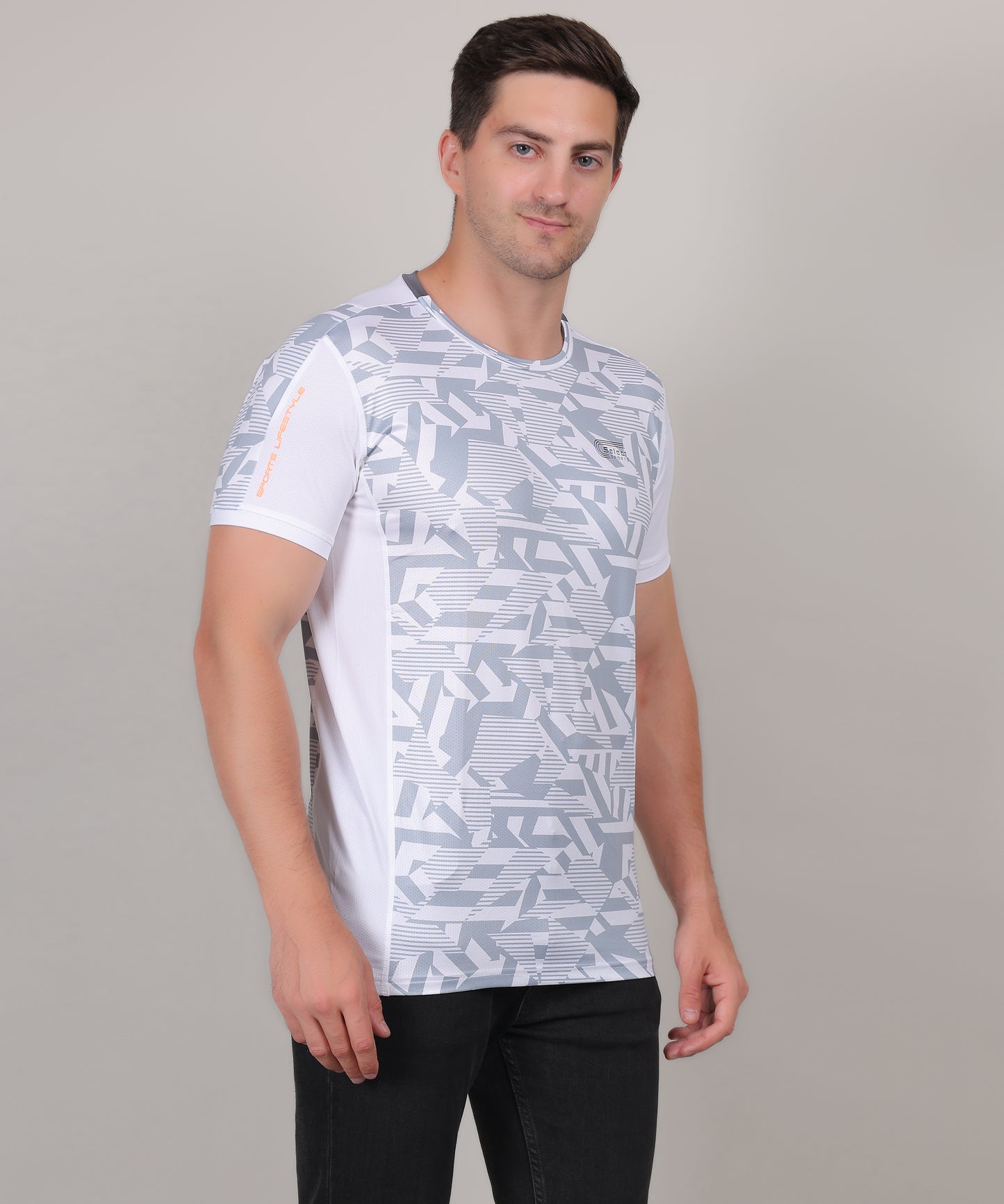 SELECT 5155 ULTRA DRY-FIT ROUND NECK T-SHIRT WHITE