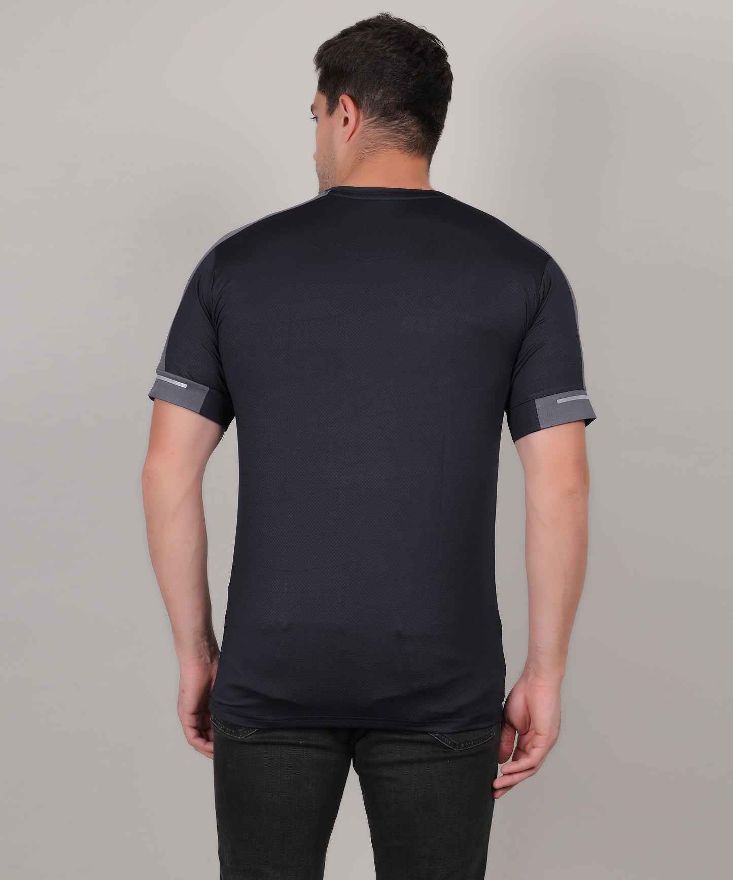 SELECT 5170 DRYFIT ROUND NECK NAVY BLUE T-SHIRT