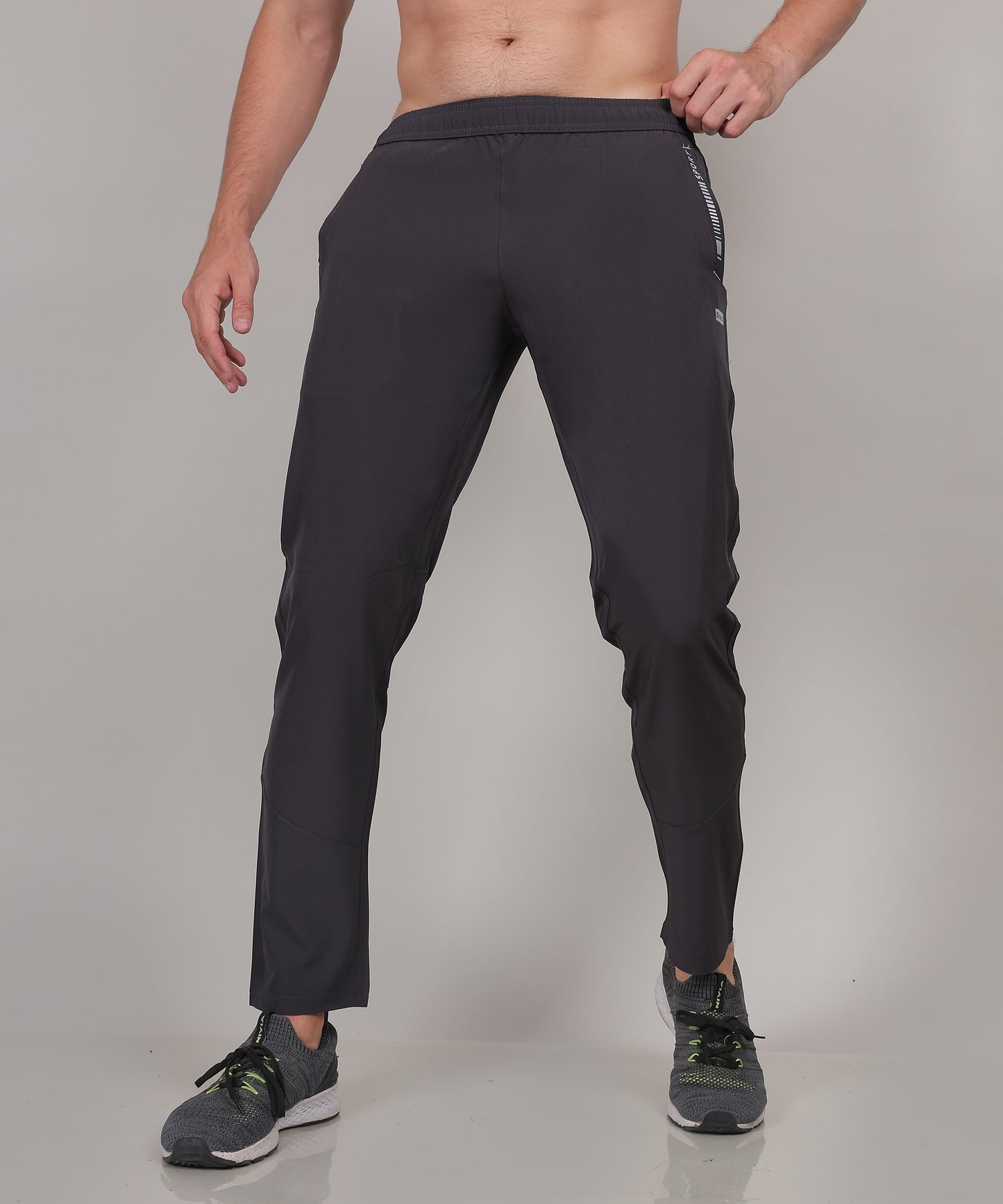 SELECT 8050 SLIMFIT TRAINING NS TRACK PANT GREY FOR MEN