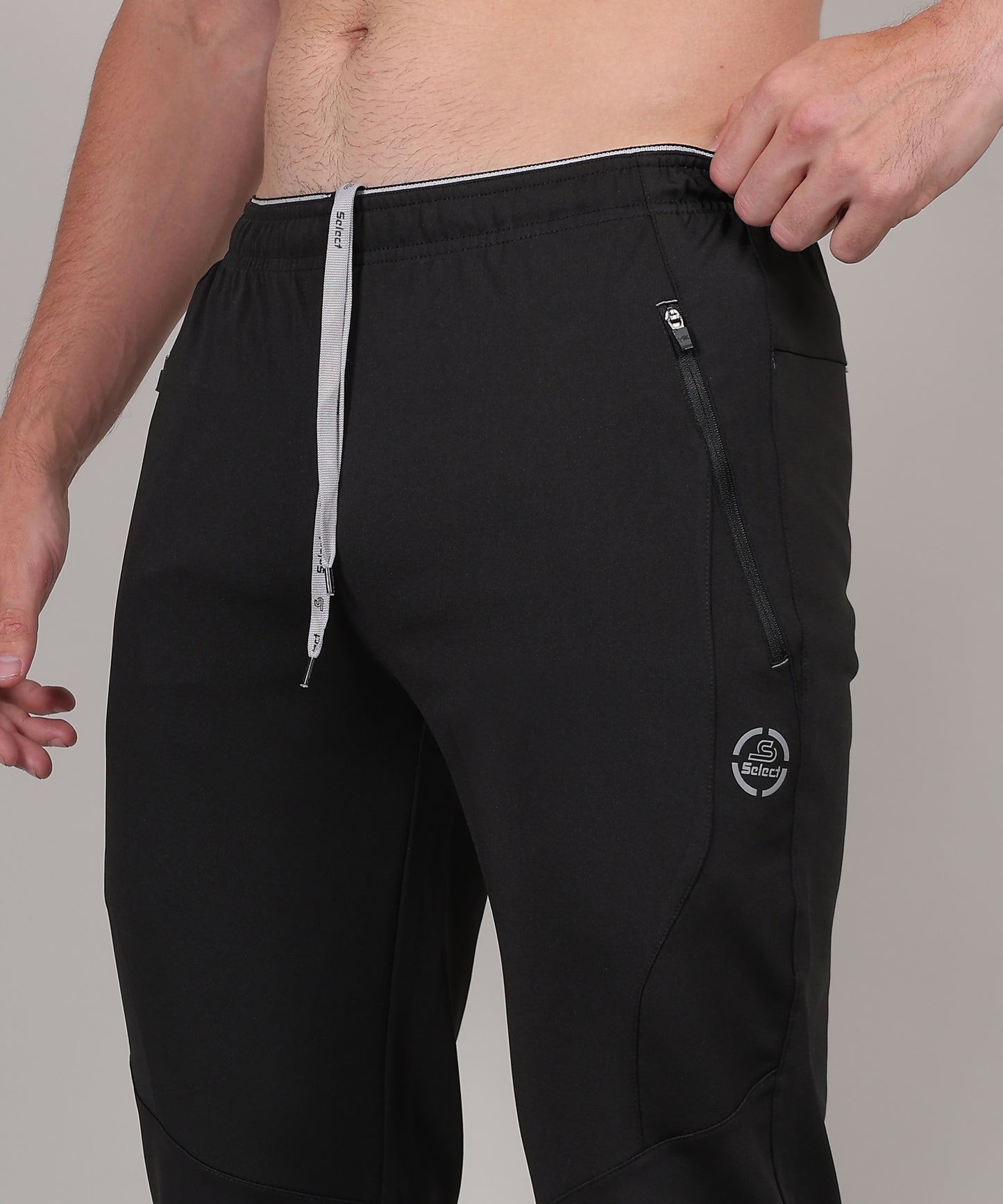 SELECT 4270 FOUR WAY TRACK PANT BLACK FOR MEN