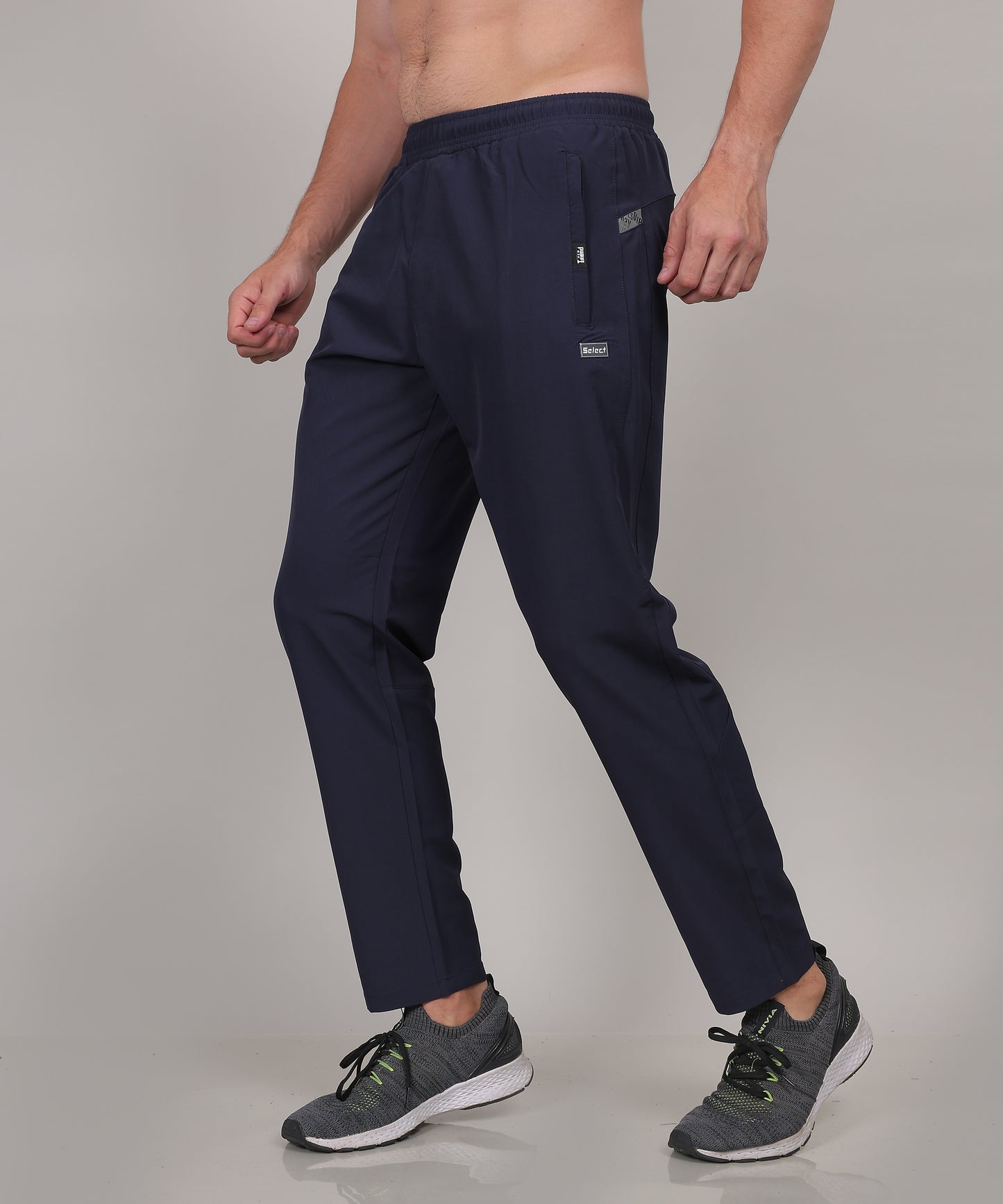 SELECT 9020 TERRY CARGO TRACK PANT NAVY FOR MEN