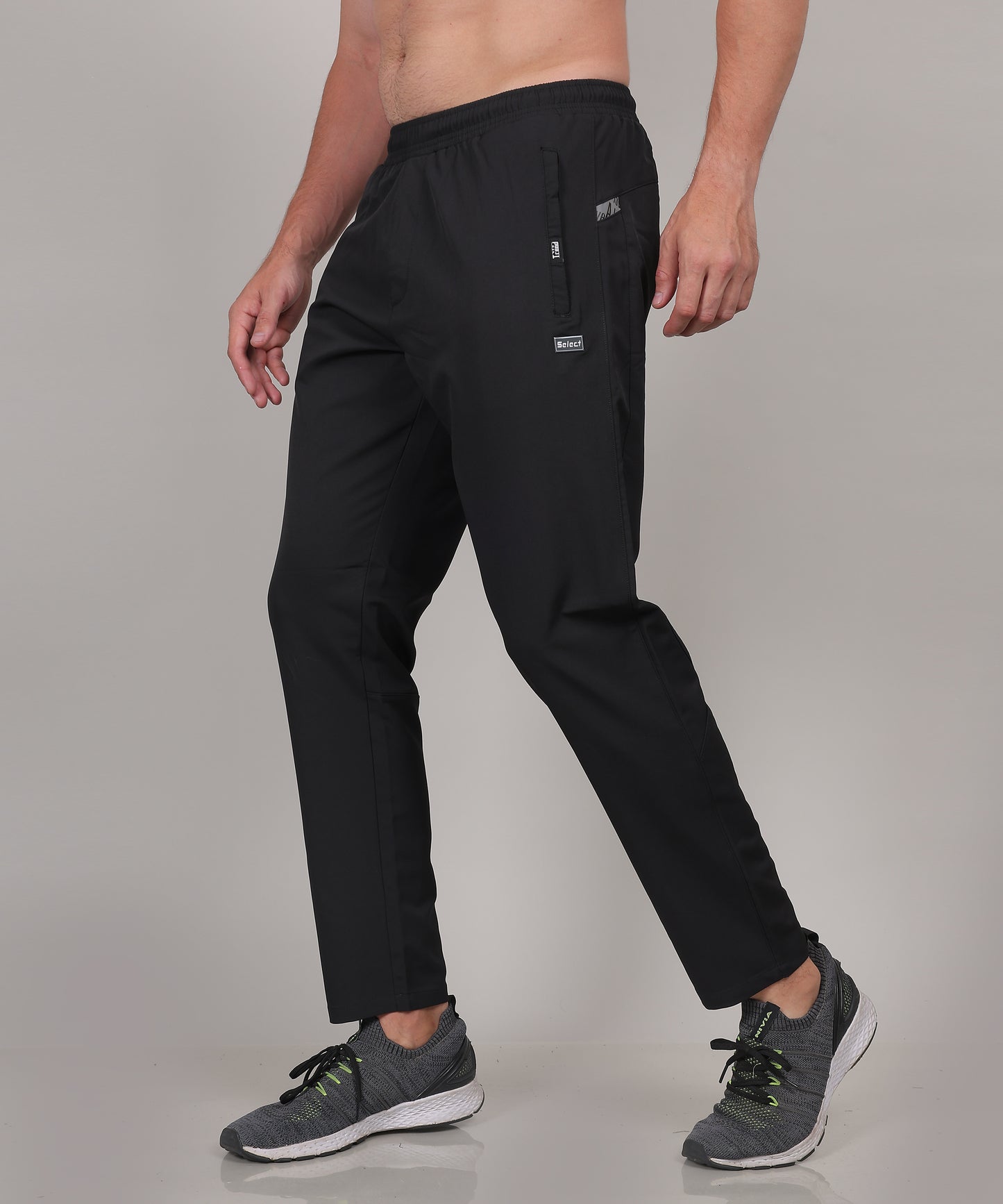 SELECT 9020 TERRY CARGO TRACK PANT BLACK FOR MEN