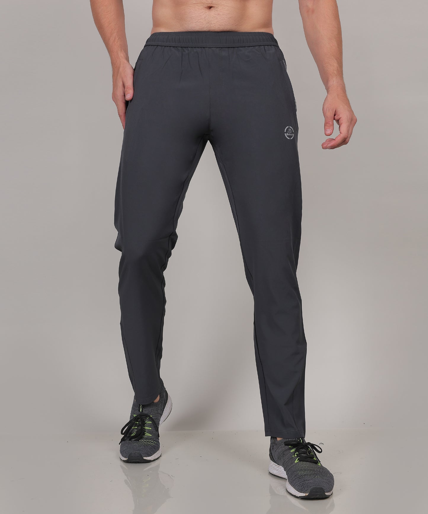 SELECT 8065 REGULAR FIT NS TRACK PANT GREY FOR MEN