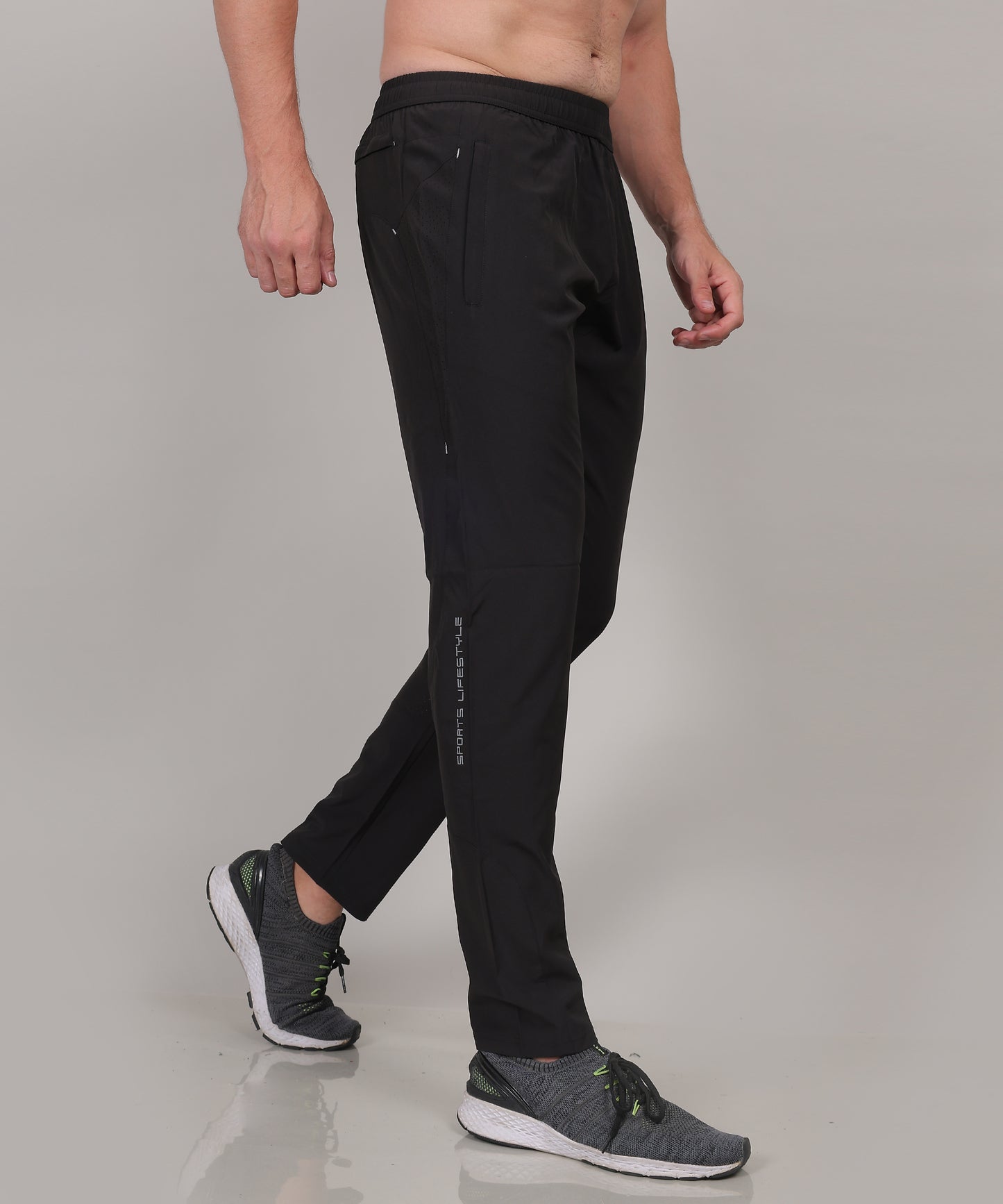 SELECT 8065 REGULAR FIT NS TRACK PANT BLACK FOR MEN