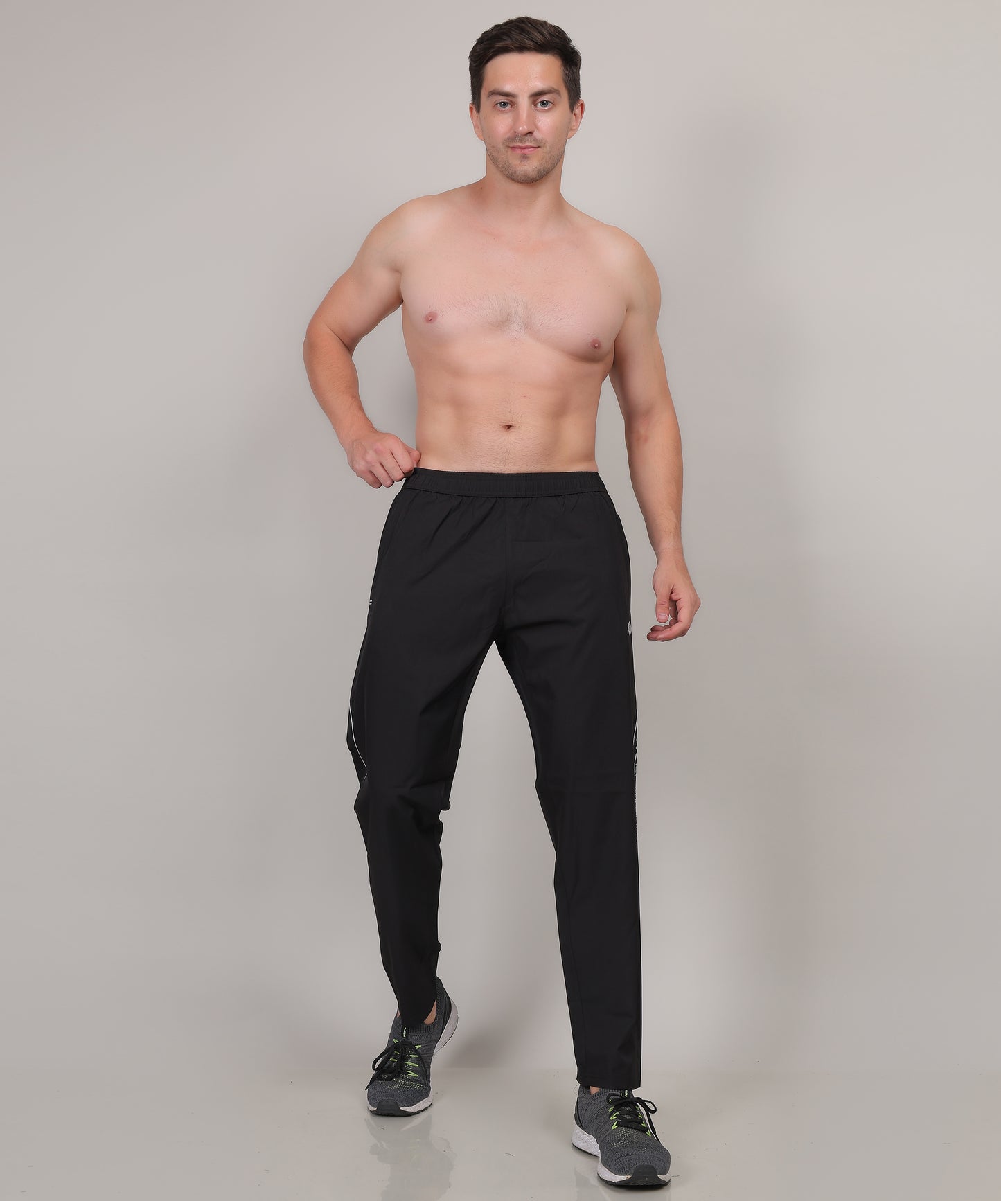 SELECT 8022 STYLISH PIPING NS TRACK PANT BLACK FOR MEN