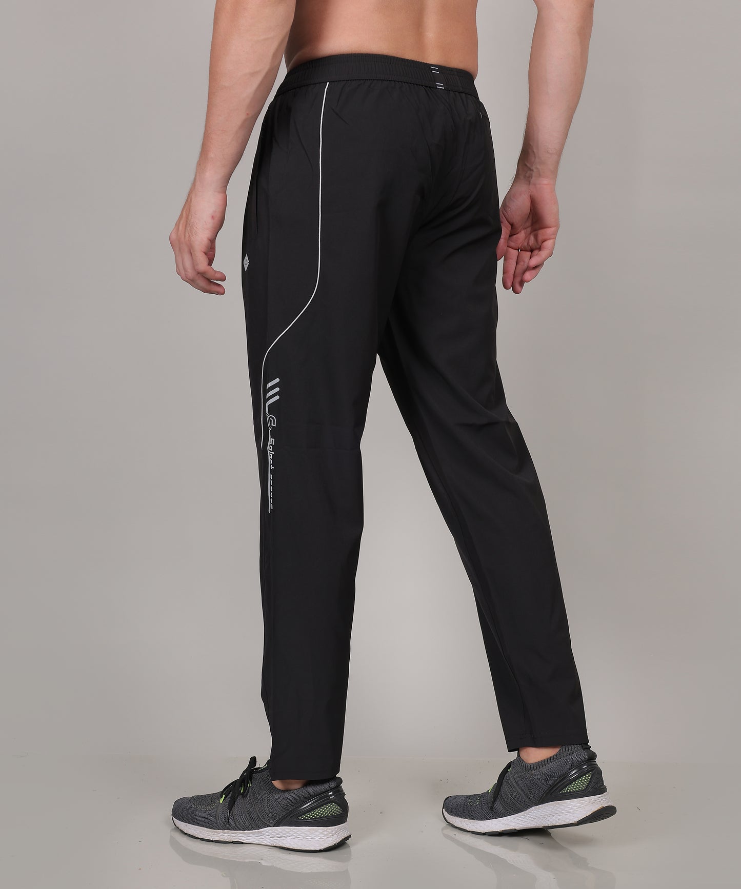 SELECT 8022 STYLISH PIPING NS TRACK PANT BLACK FOR MEN