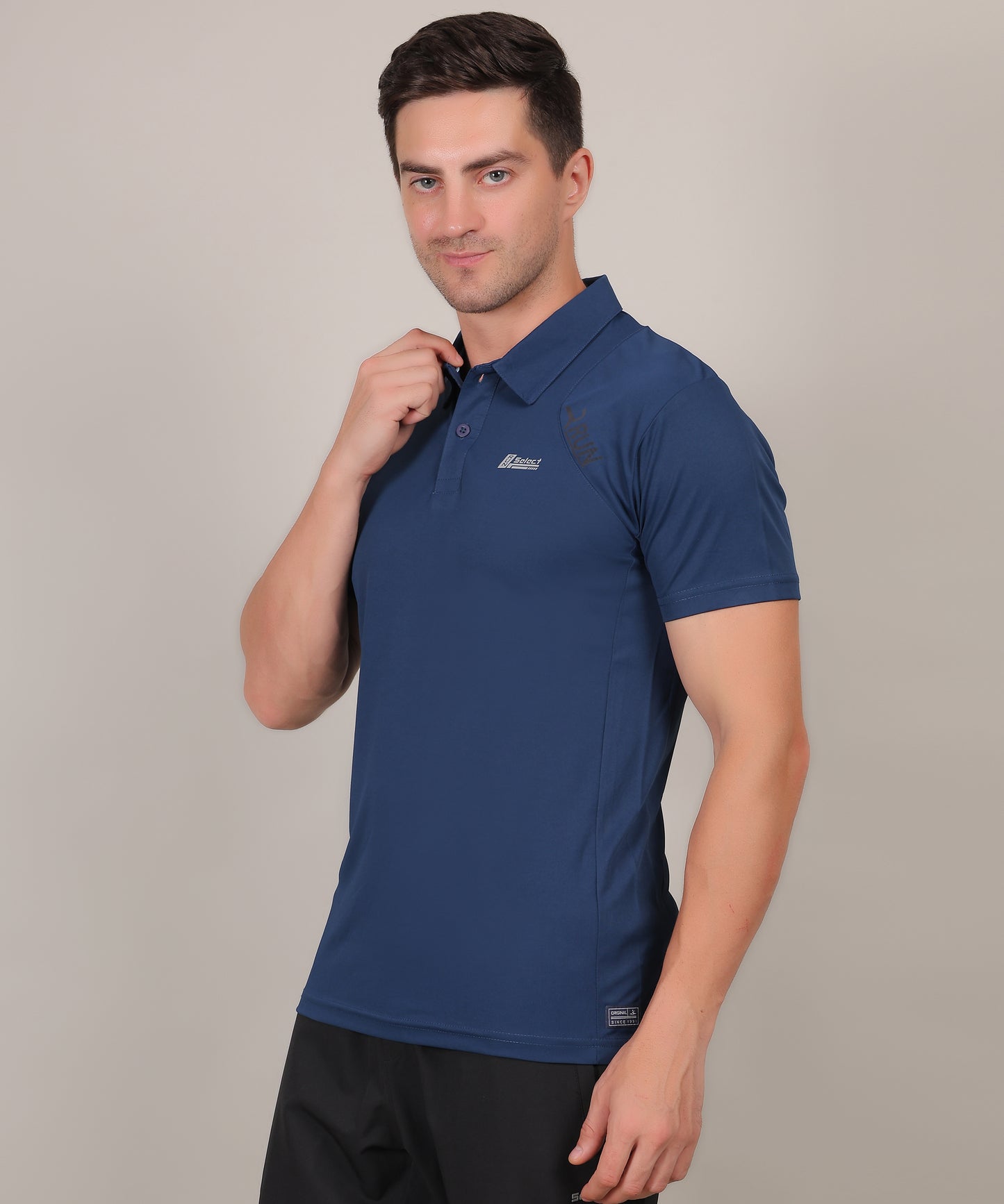 SELECT 4141 CLASSIC FIT SPORTS POLO T-SHIRT TEAL