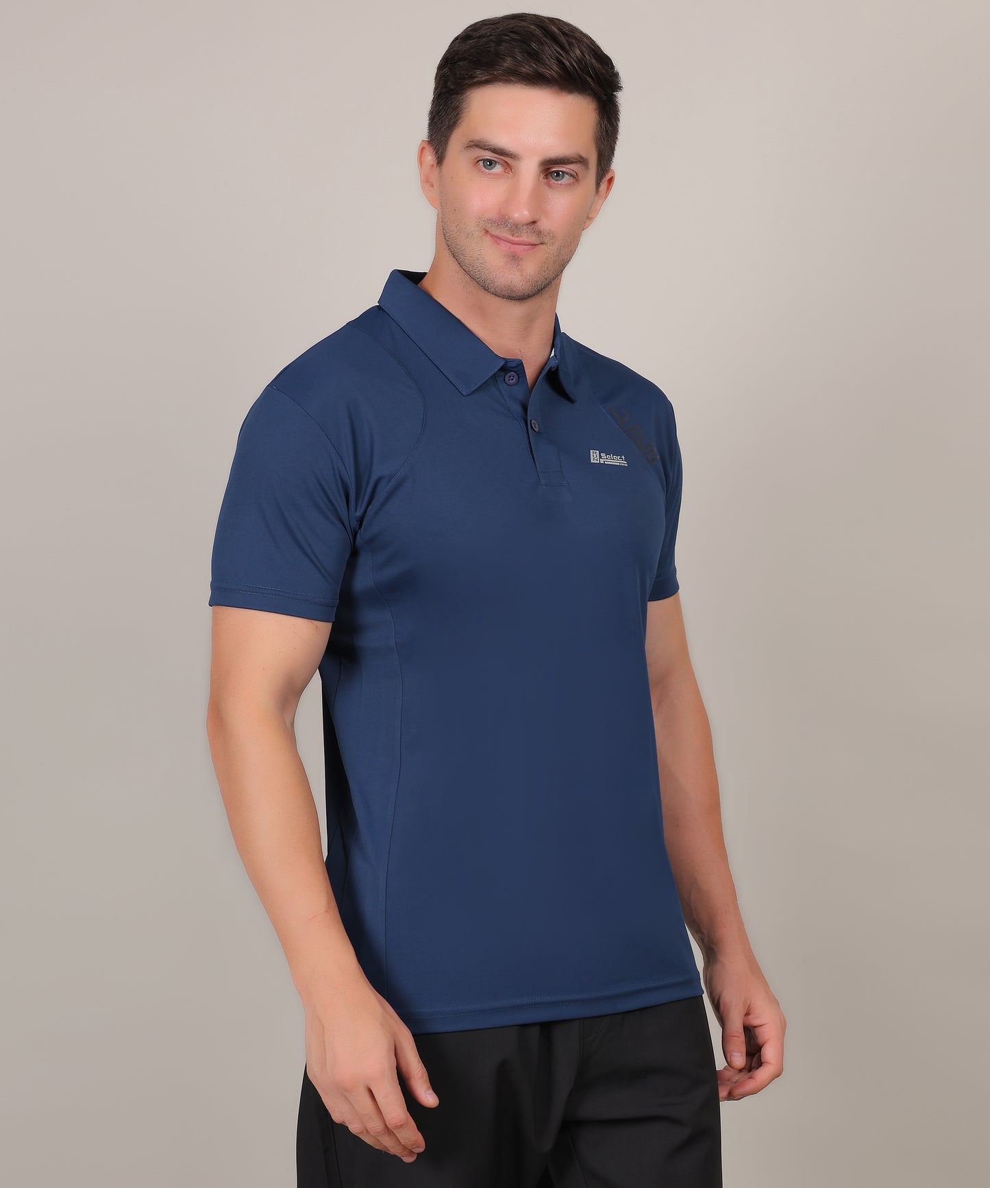 SELECT 4141 CLASSIC FIT SPORTS POLO T-SHIRT TEAL