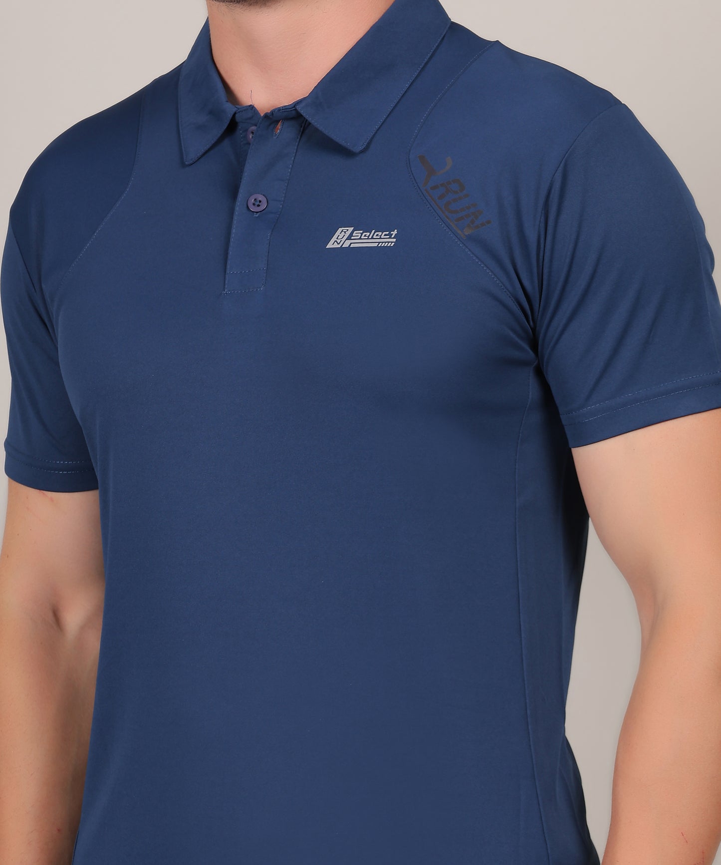 SELECT 4141 CLASSIC FIT SPORTS POLO T-SHIRT TEAL