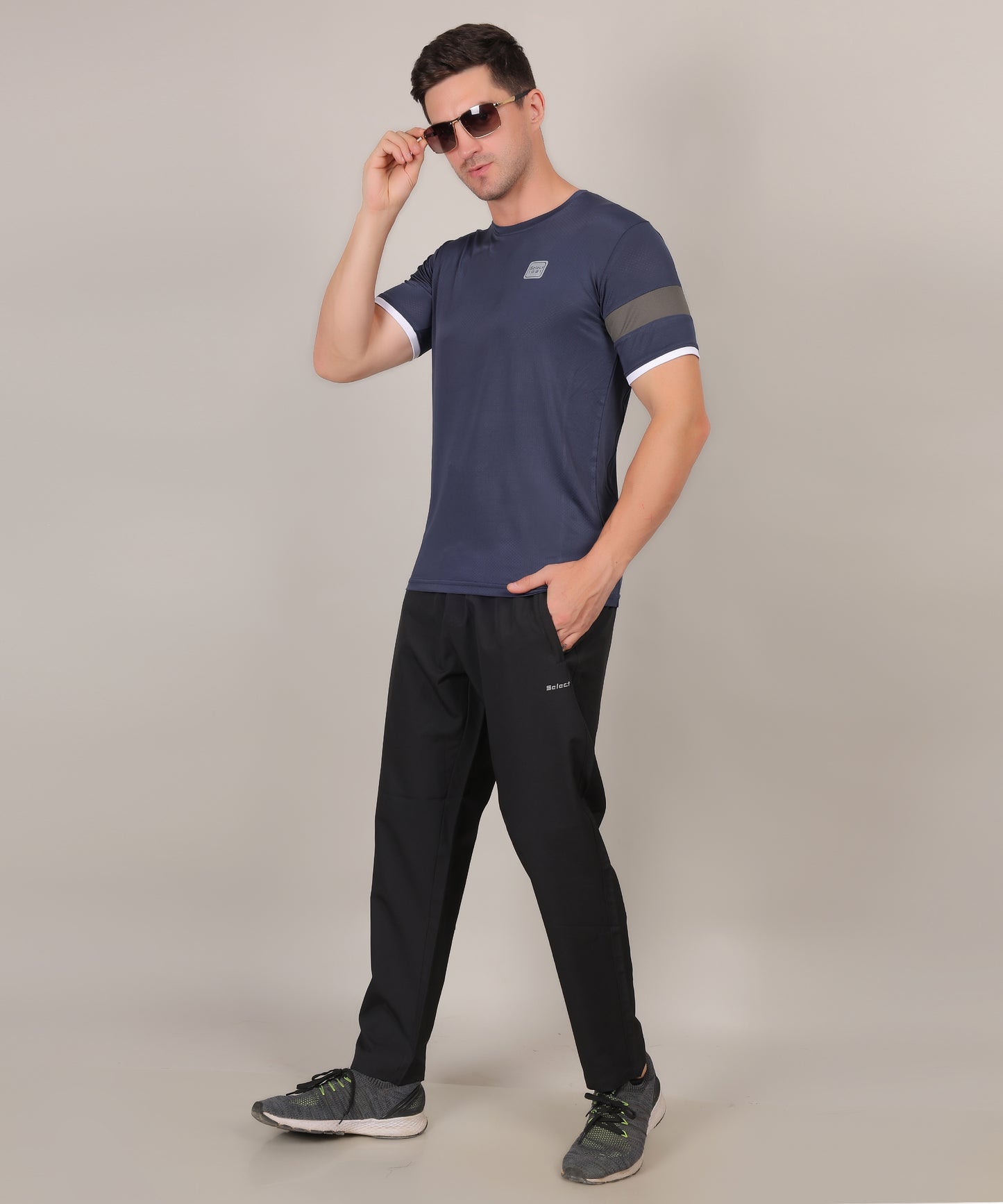 SELECT 5140 DRYFIT POLYSTER ROUND NECK VIOLET T-SHIRT