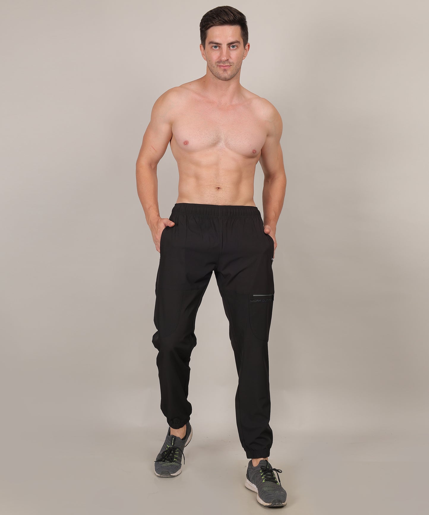 SELECT 9002 JOGGER NS SPORTS TRACK PANT BLACK FOR MEN