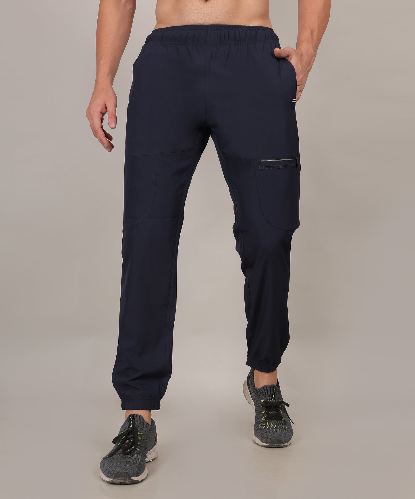 SELECT 9002 JOGGER NS SPORTS TRACK PANT NAVY BLUE FOR MEN
