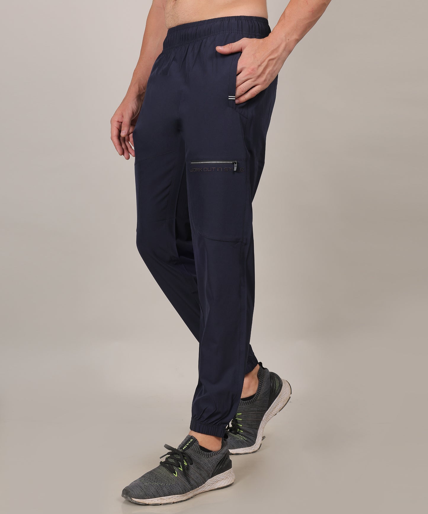 SELECT 9002 JOGGER NS SPORTS TRACK PANT NAVY BLUE FOR MEN