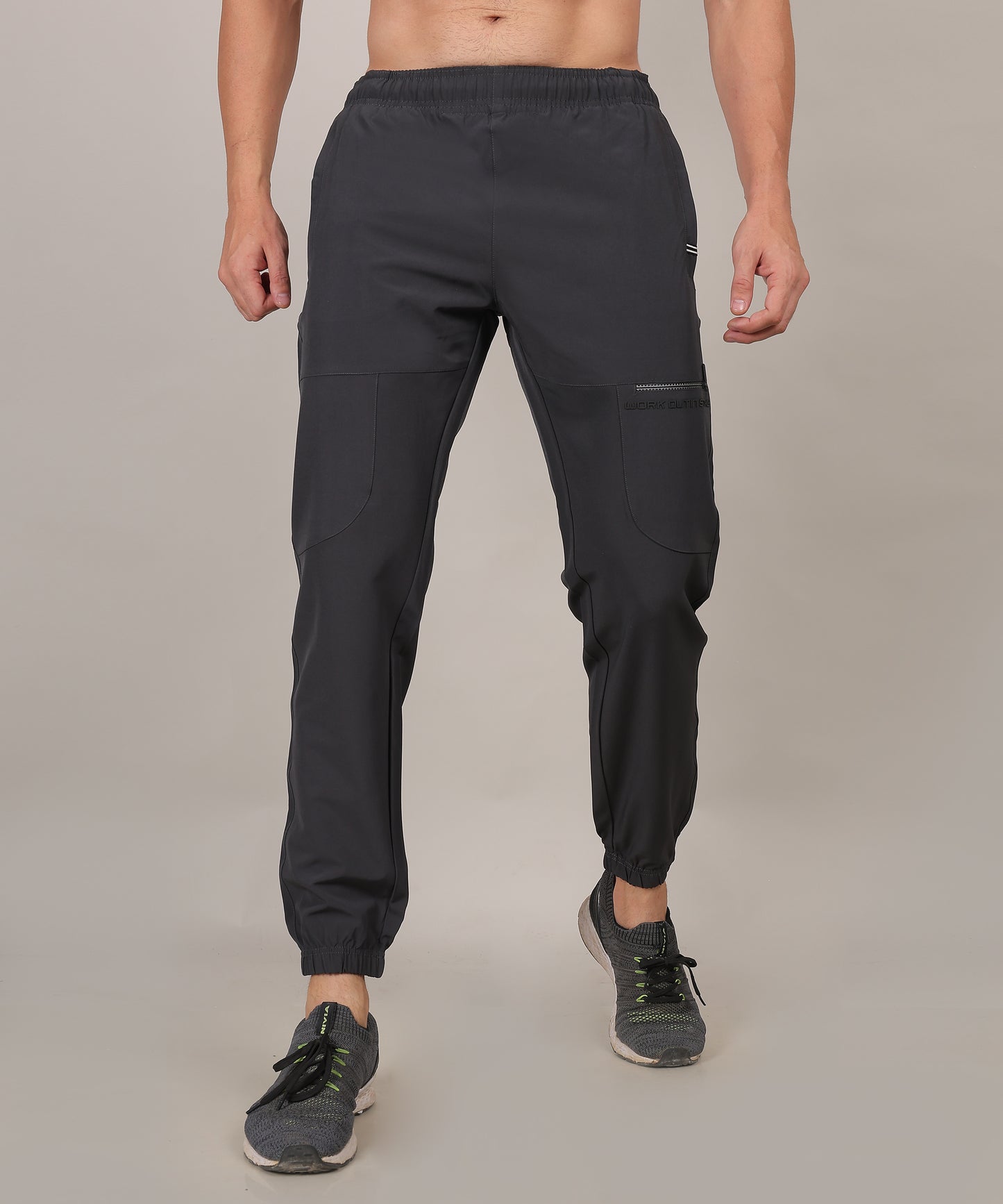 SELECT 9002 JOGGER NS SPORTS TRACK PANT GREY FOR MEN