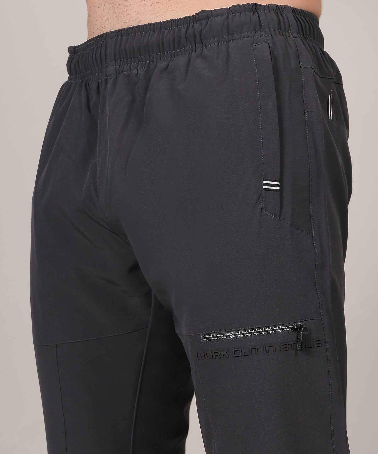 SELECT 9002 JOGGER NS SPORTS TRACK PANT GREY FOR MEN