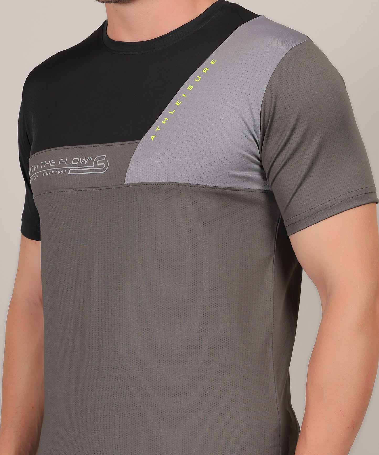 SELECT 5130 DRYFIT POLYSTER ROUND NECK OLIVE T-SHIRT