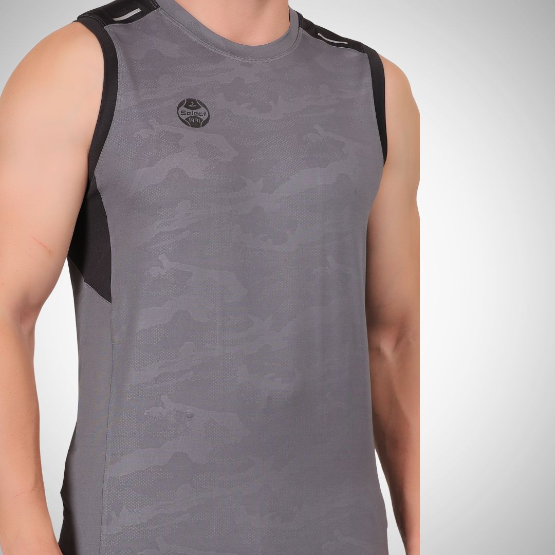 R-707 BLACK Active Dry T-Shirt for Men | UltraDry, Stretchable, Breathable Sportswear