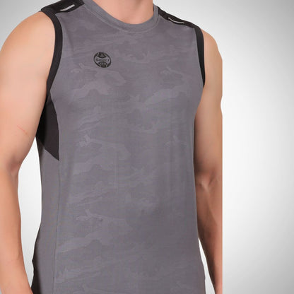R-707 BLACK Active Dry T-Shirt for Men | UltraDry, Stretchable, Breathable Sportswear