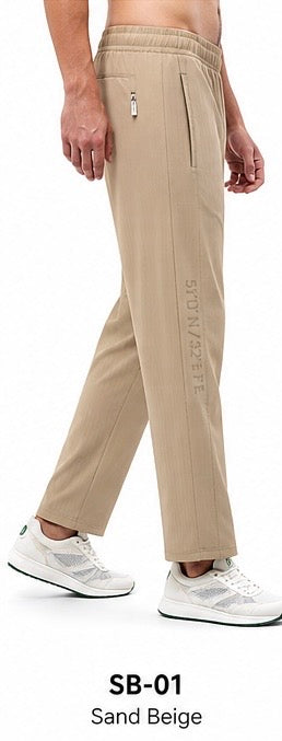SL - 2614  Men’s Nylon Terry Straight Fit Trackpants