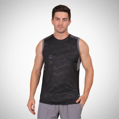 black tshirt men wearing with white background
