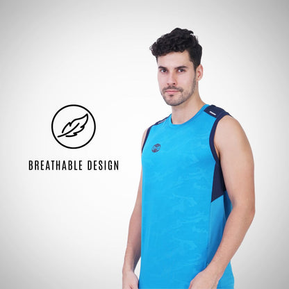 R-707 BLACK Active Dry T-Shirt for Men | UltraDry, Stretchable, Breathable Sportswear