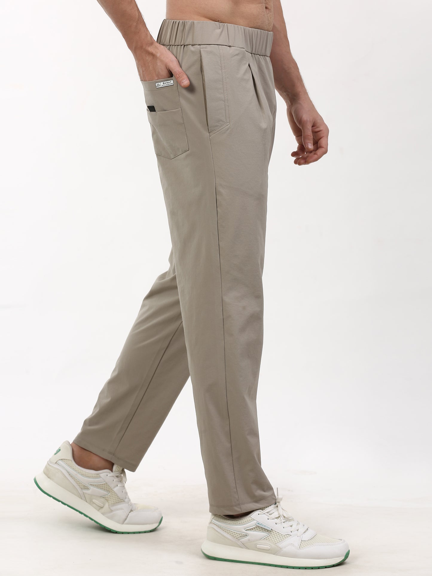 SL - 2605   Men’s Nylon Terry Straight Fit Trackpants
