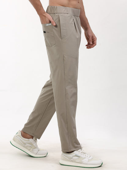 SL - 2605   Men’s Nylon Terry Straight Fit Trackpants