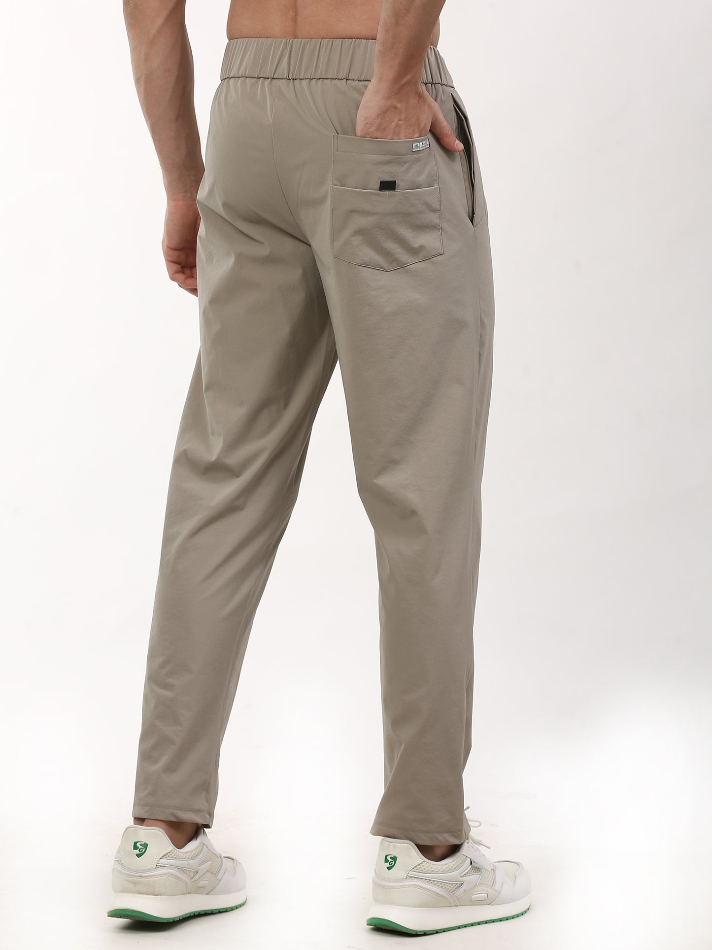 SL - 2605   Men’s Nylon Terry Straight Fit Trackpants